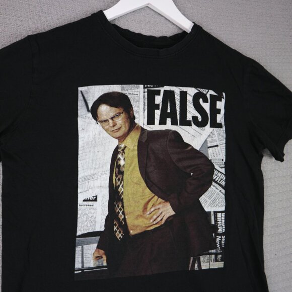 The Office Dwight Schrute FALSE Mens Small Tee - Picture 4 of 7